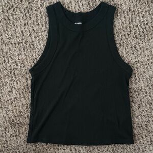 Old Navy Women's Classic Dark Green Muscle Tee